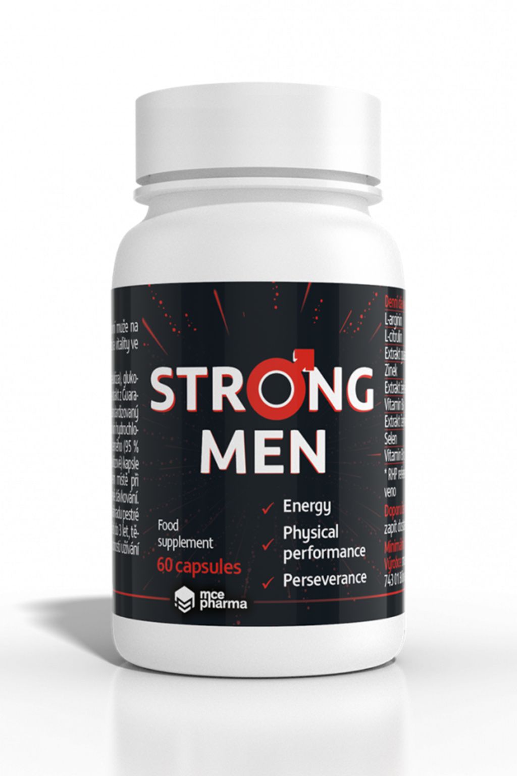 Levně mcePharma Strong men kapsle – pro mužskou výkonnost a zdraví