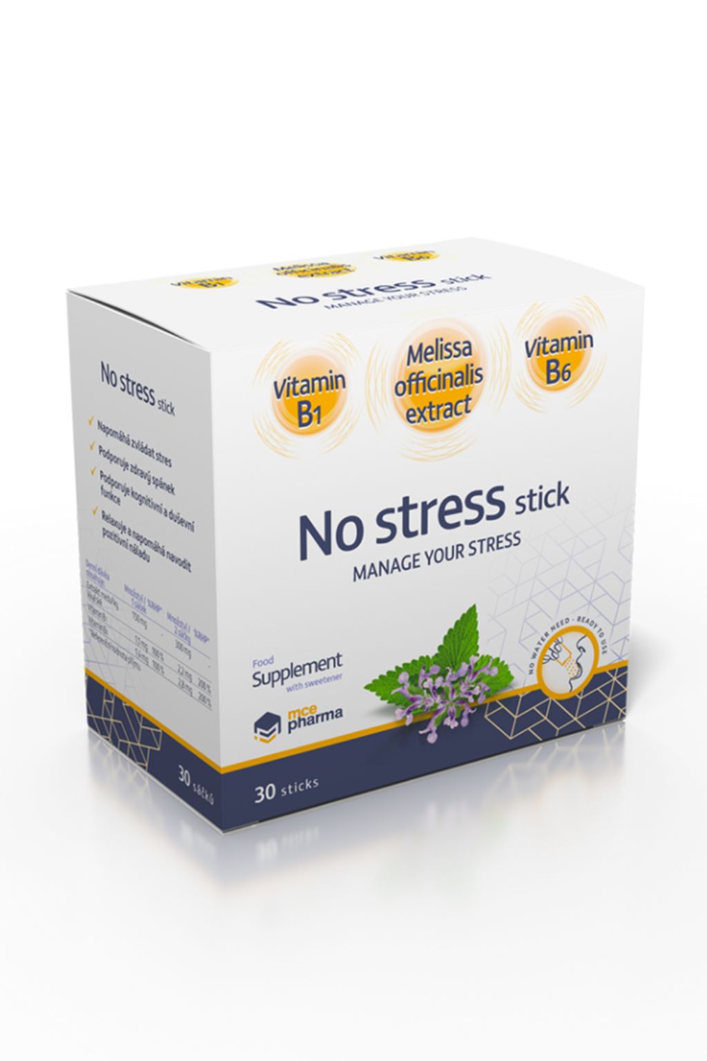 Levně mcePharma No stress stick – pro navození pozitivní nálady a relaxaci