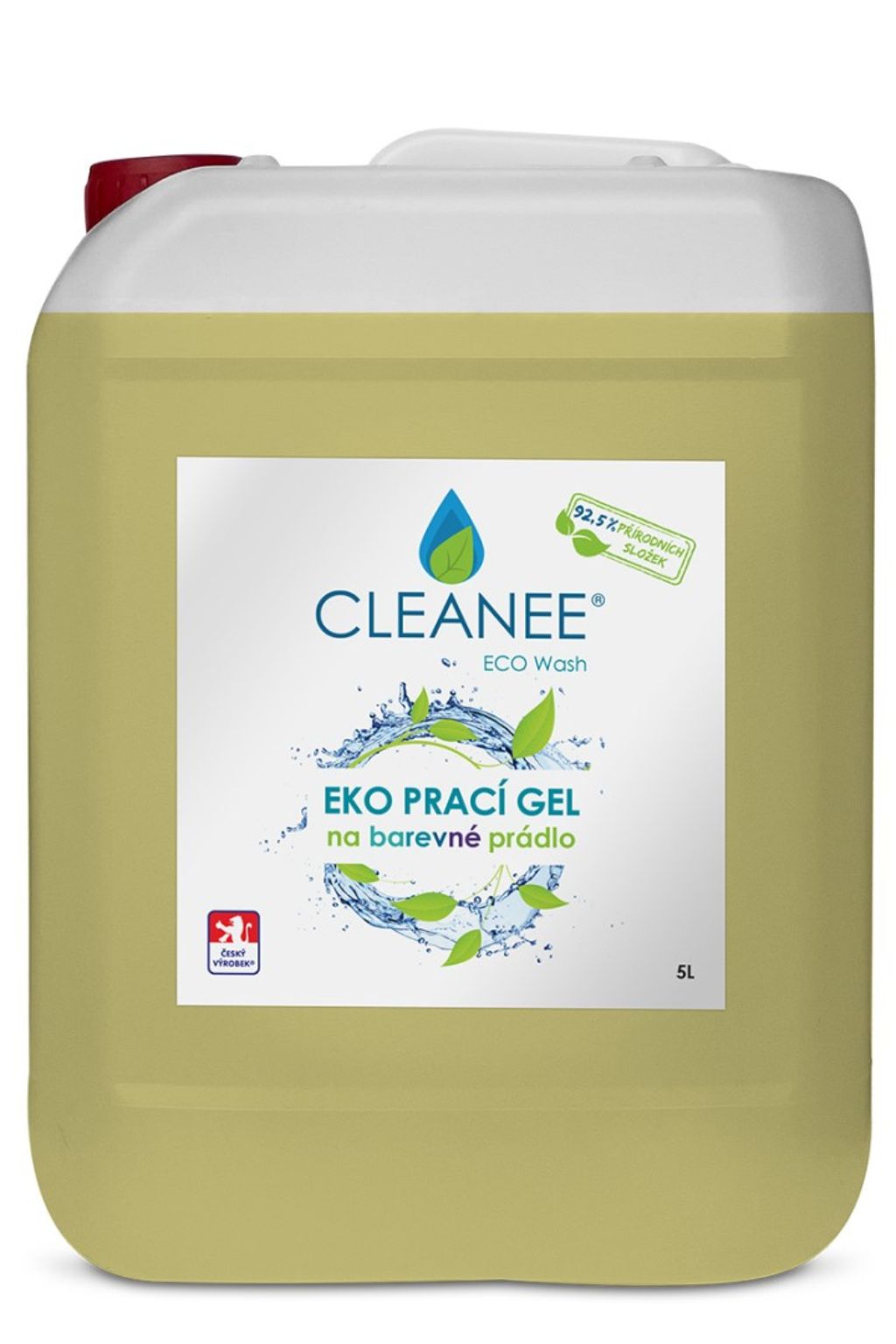 Levně CLEANEE EKO Prací gel na barevné prádlo 5L