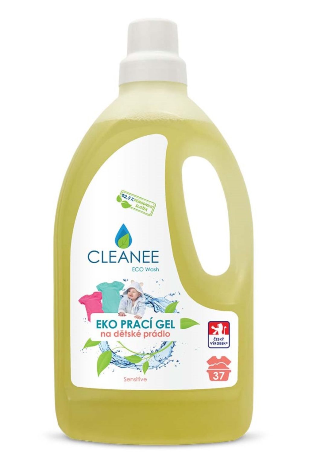 Levně CLEANEE EKO Prací gel na dětské prádlo 1,5L
