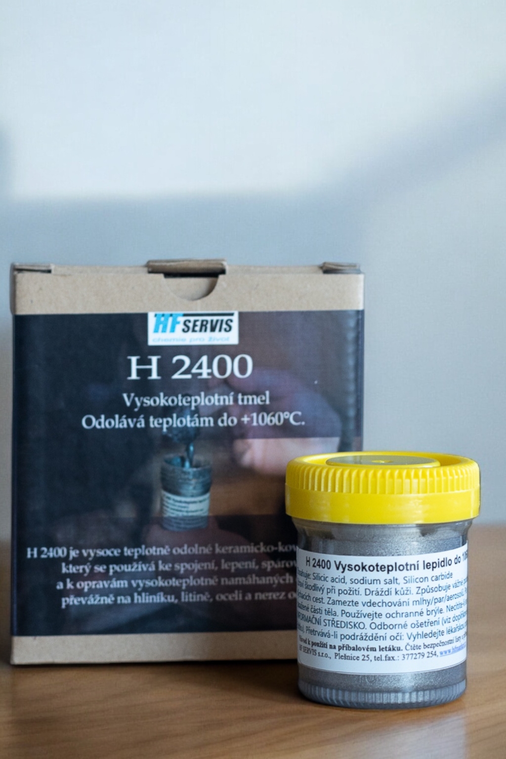 Levně HF Servis H2400 - Vysokoteplotní nano lepidlo až do 1060 °C