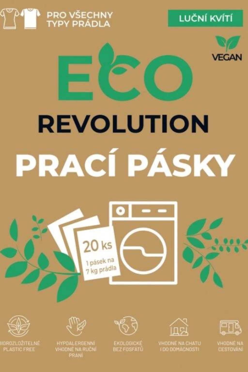 EcoRevolution prací pásky luční kvítí Velikost balení: 20 ks
