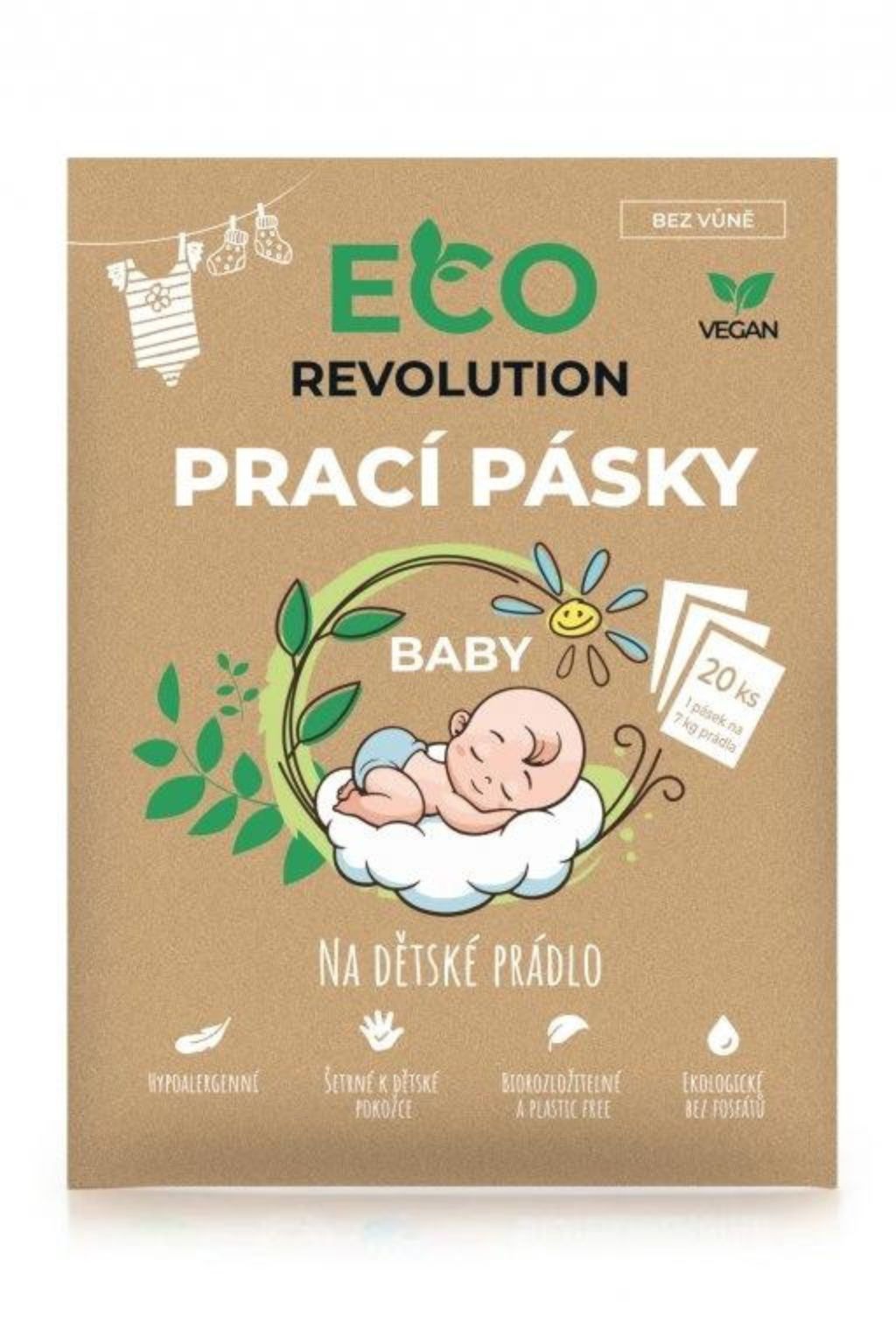 EcoRevolution prací pásky baby Velikost balení: 20 ks