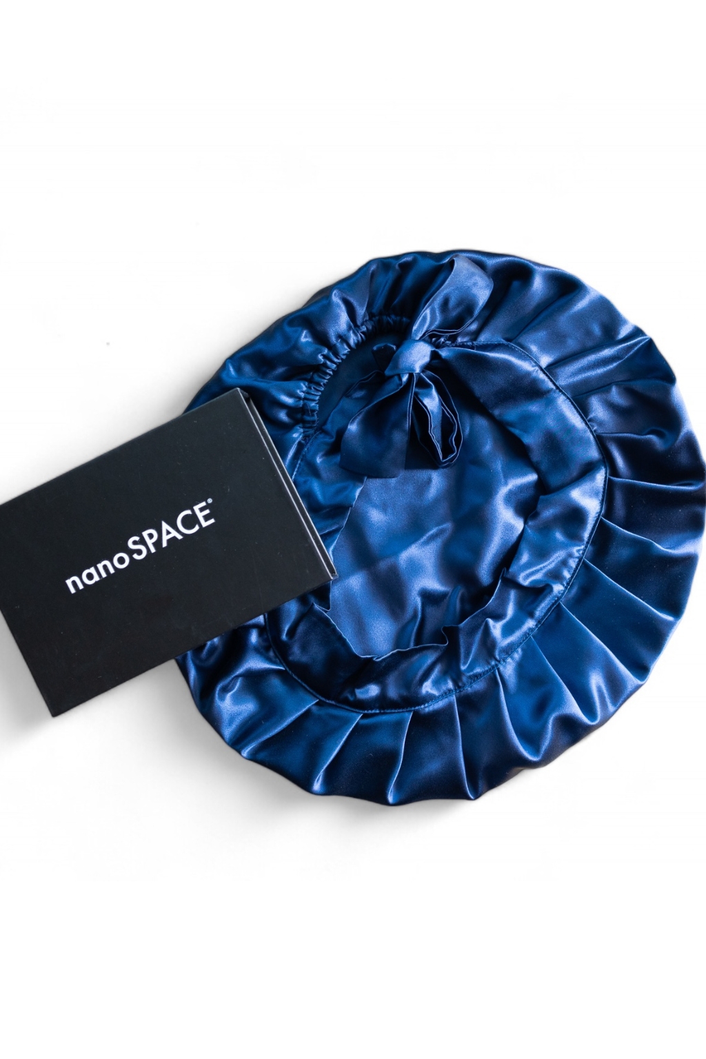 Saténová čepice na spaní – ze 100 % hedvábí | nanoSPACE