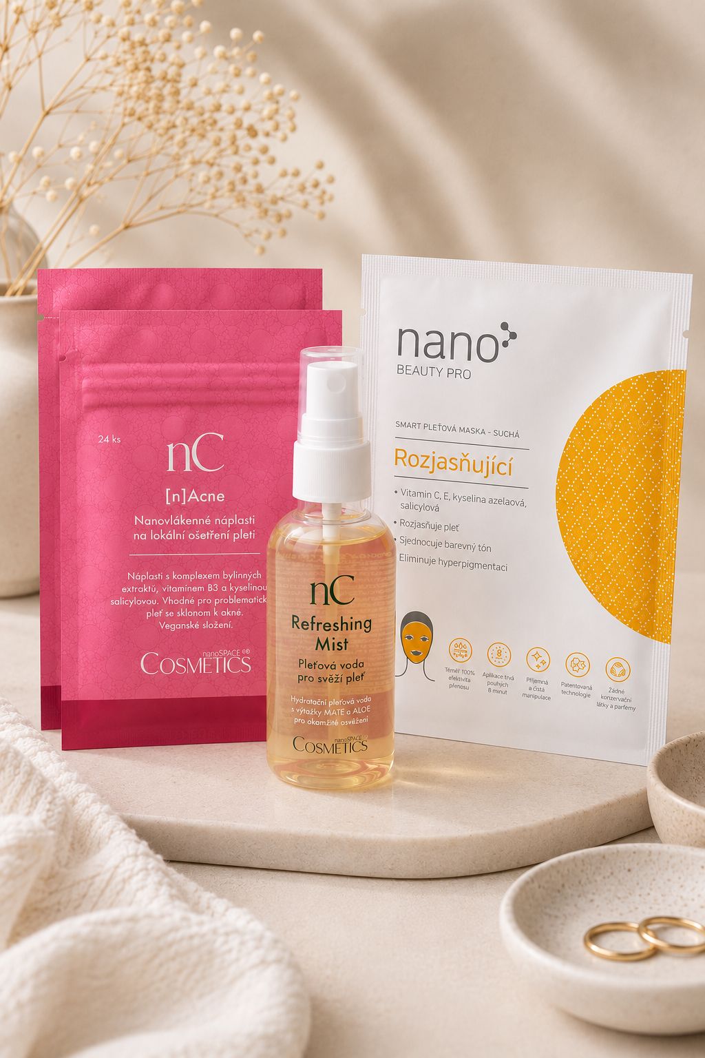 nanoSPACE Cosmetics Sada péče na pleť se sklonem k akné