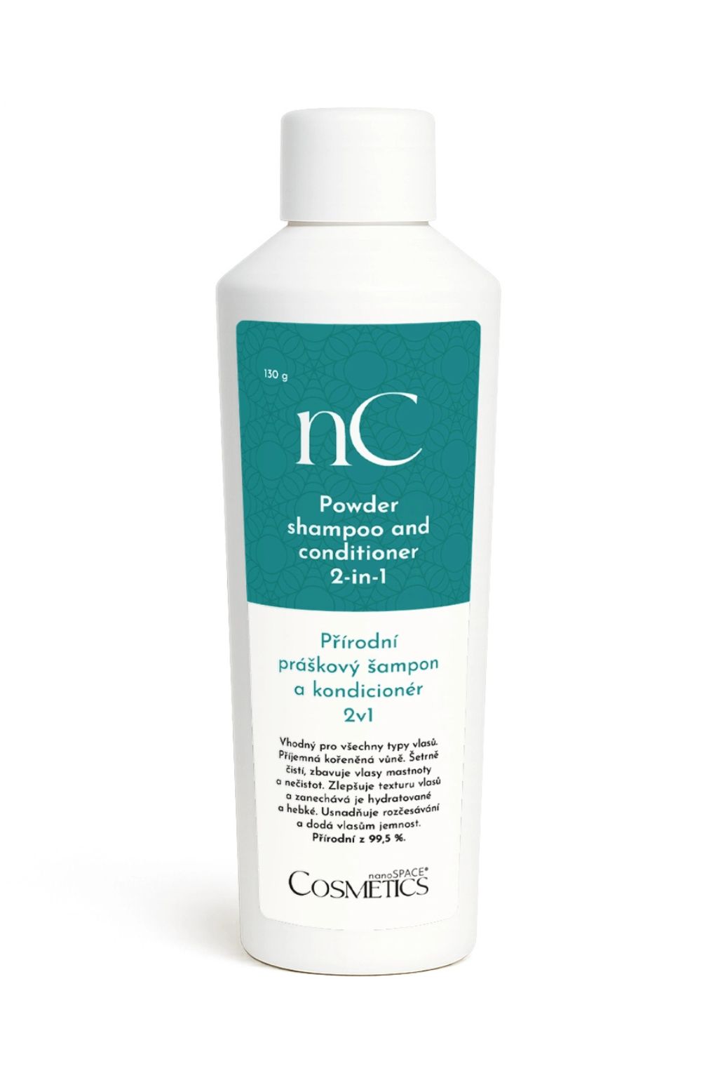 Bezvodý práškový šampon nanoSPACE