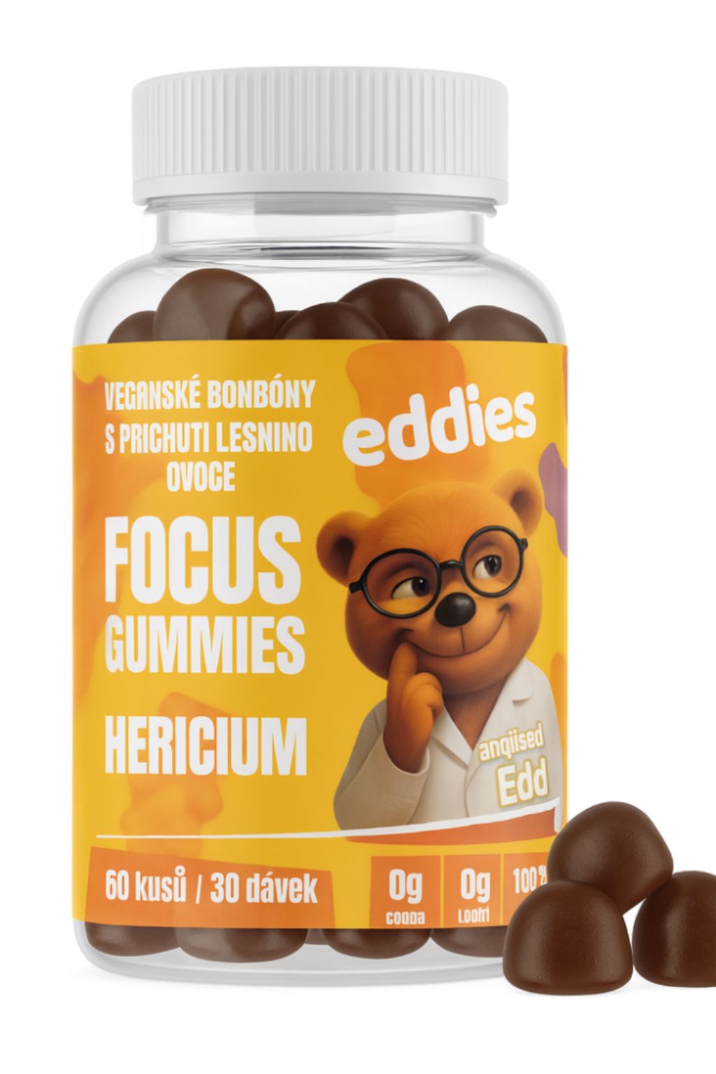 Levně Eddies - Focus Gumoví medvídci na podporu paměti