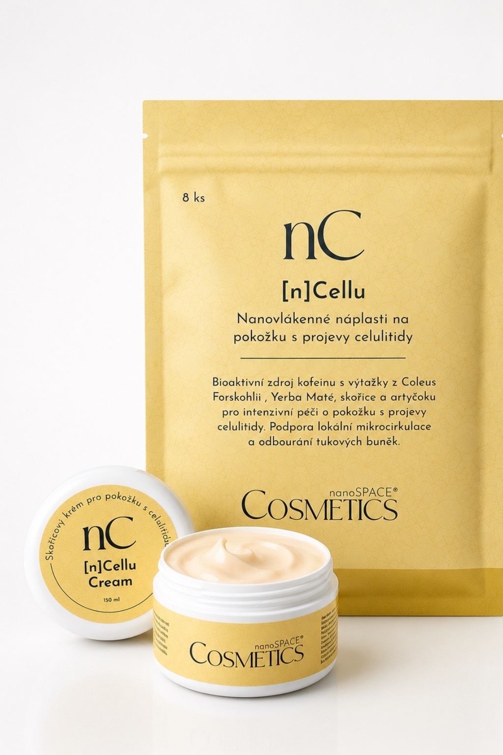 nanoSPACE Cosmetics Výhodná sada na pokožku s projevy celulitidy [n]Cellu