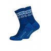 Zimní ponožky thermo SNOW modrá/bílá (Velikost L 43/46)