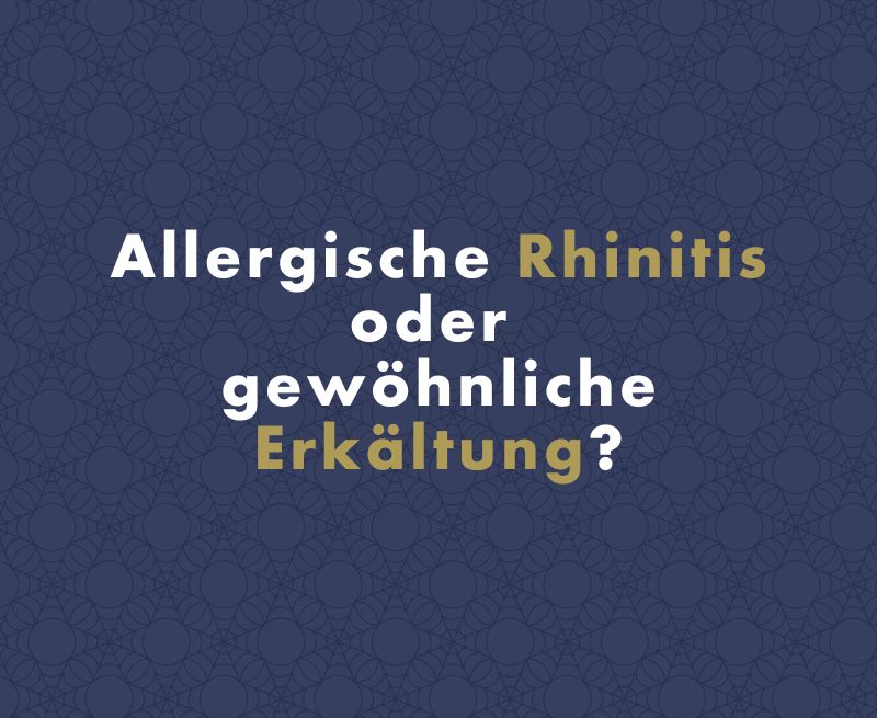 Symptome und Unterschiede zwischen allergischer Rhinitis und gewöhnlicher Erkältung