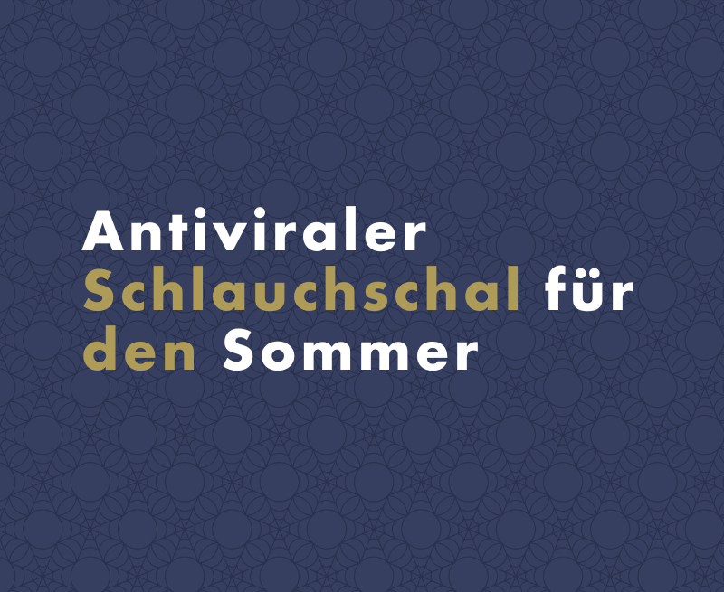 Antiviraler Schlauchschal für den Sommer: Kühlmittel und FFP2-Effizienz