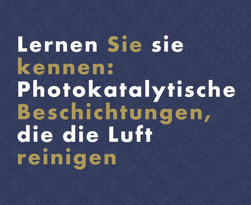 FN NANO Beschichtungen: reinigt die Luft mit Licht