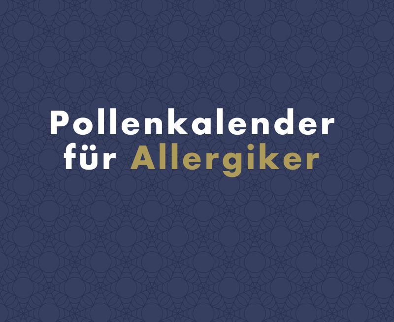 Allergiker-Kalender: Leitfaden für Allergene von Januar bis Dezember