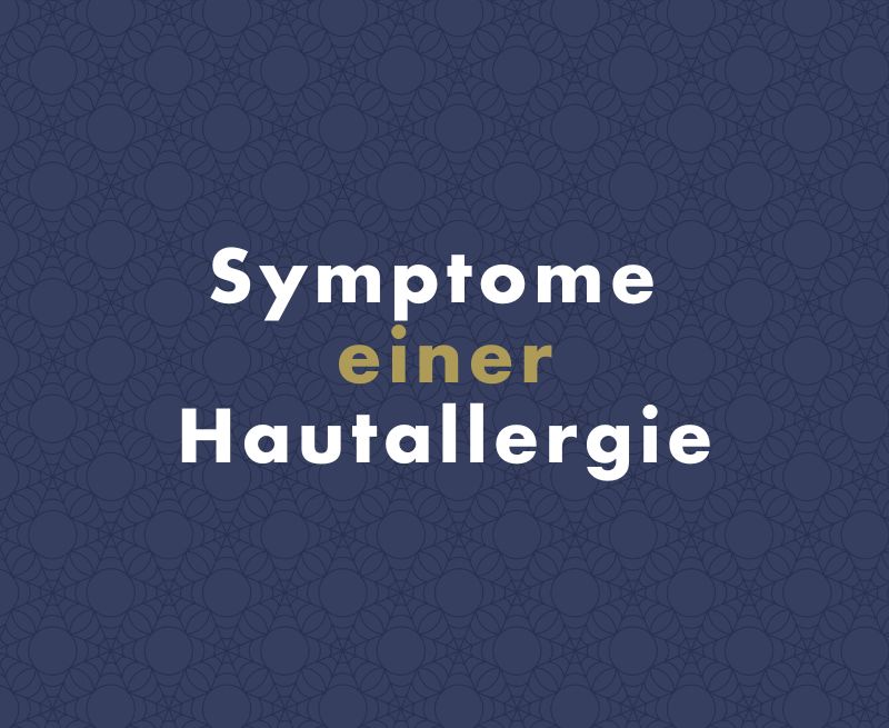 Symptome einer Hautallergie