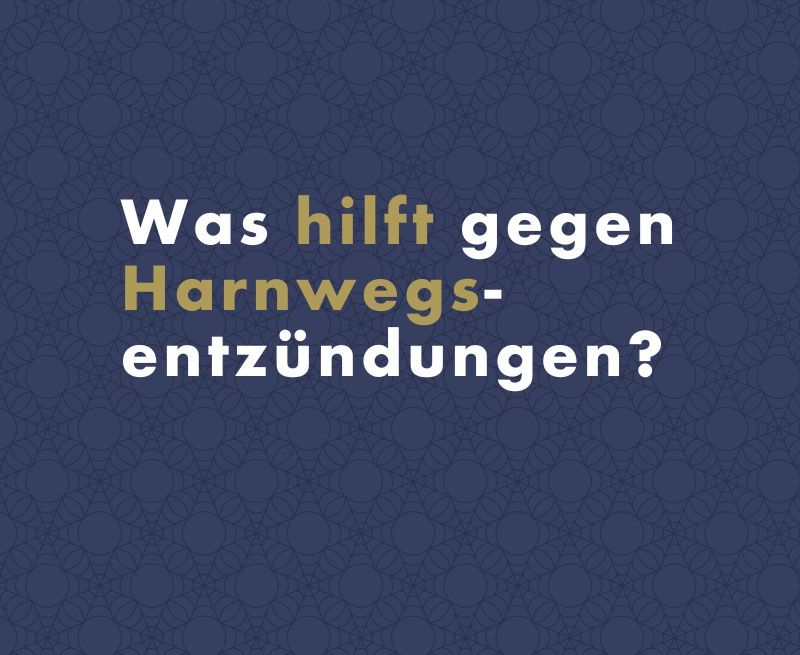 Was hilft gegen Harnwegsentzündungen?