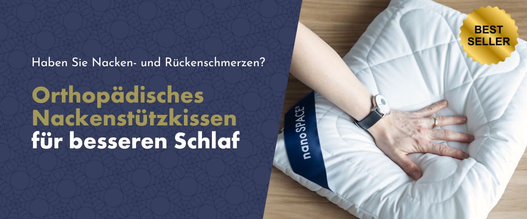 Nackenstützkissen für besseren Schlaf