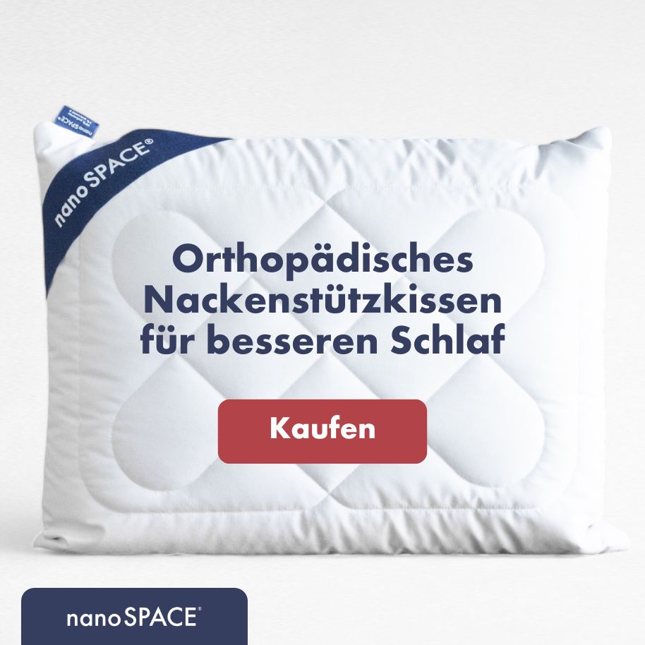 Nackenstützkissen für besseren Schlaf
