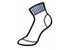 Sportsocken mit Silber