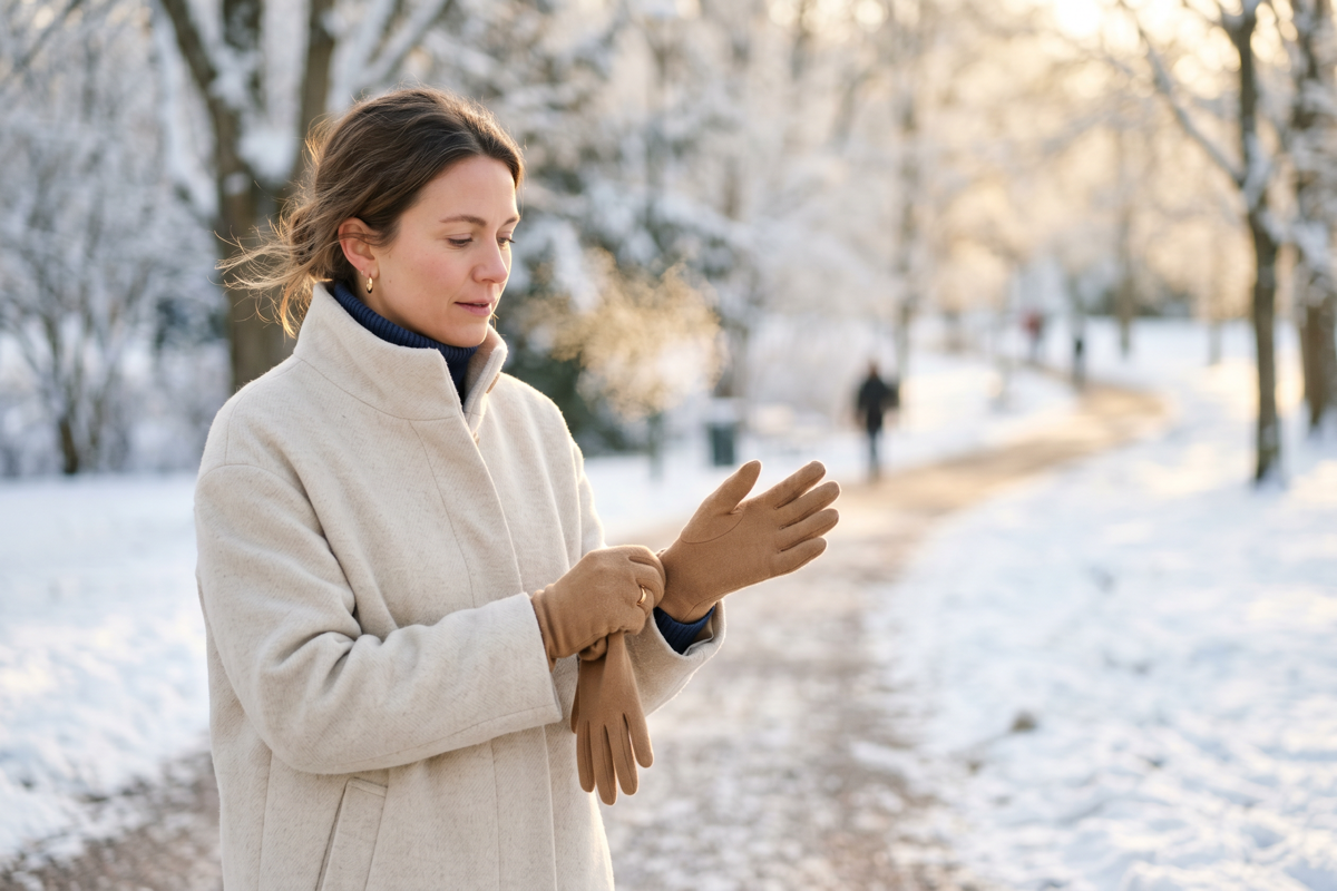 Schutz der Hände im Winter – warme Handschuhe gegen Kälte und trockene Luft