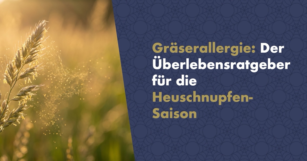 Gräserallergie: Der Überlebensratgeber für alle, die jeden Sommer mit Heuschnupfen kämpfen