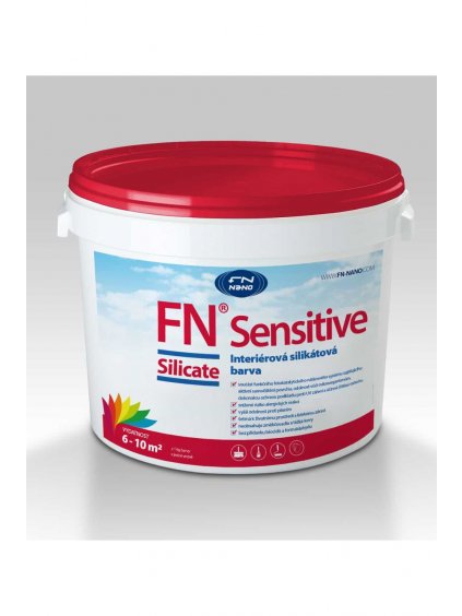 Weiße Silikatfarbe für Innenbereich FN NANO® Sensitive Silicate