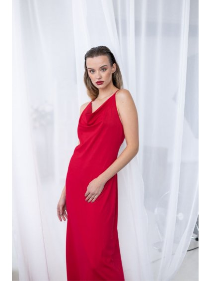 Rotes elegantes Designkleid Tokyo – nanoSPACE by LADA