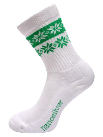 winter thermosocken snow weiss grun
