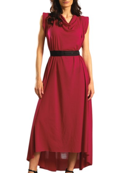 Rotes langes Kleid Kea – nanoSPACE by LADA