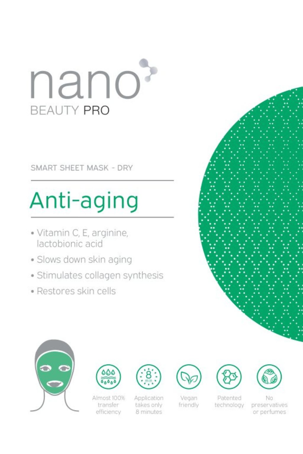 nanoBeauty Anti-Aging Nanofaser-Tuchmaske