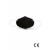 Nanovlákenný respirátor FFP2 Nano Med. Clean - černý (Barva černá, Balení 10 ks)