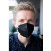 Nanovlákenný respirátor FFP2 Nano Med. Clean - černý (Barva černá, Balení 10 ks)