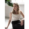 Bílý designový top Tulum - nanoSPACE by LADA (Velikost 36)