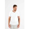 nanosilver® Herren T-Shirt mit V-Ausschnitt weiß