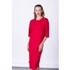 Rotes minimalistisches Kleid TUNIQ – nanoSPACE by LADA
