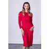 Rotes minimalistisches Kleid Berlin – nanoSPACE by LADA