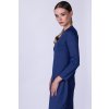 Blaues minimalistisches Kleid Berlin – nanoSPACE by LADA