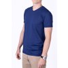 Blaues Herren T-Shirt mit V-Ausschnitt - Valdra - nanoSPACE by LADA