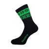 winter thermosocken snow schwarz grun