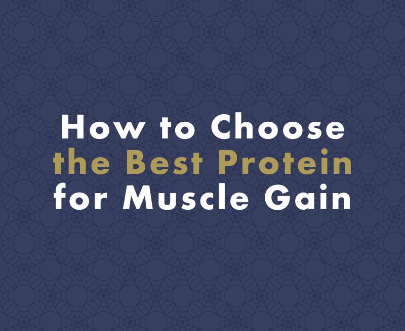 How to Choose the Best Protein for Muscle Gain