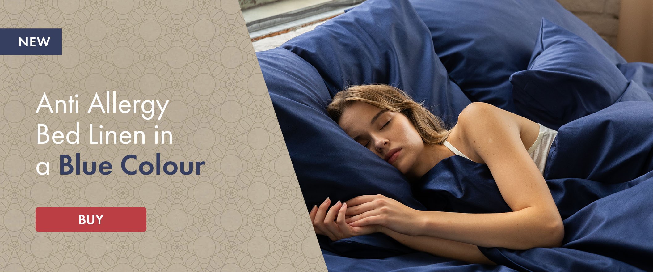 Anti Allergy Bed Linen in a Blue Colour