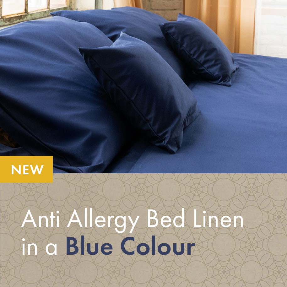Anti Allergy Bed Linen in a Blue Colour