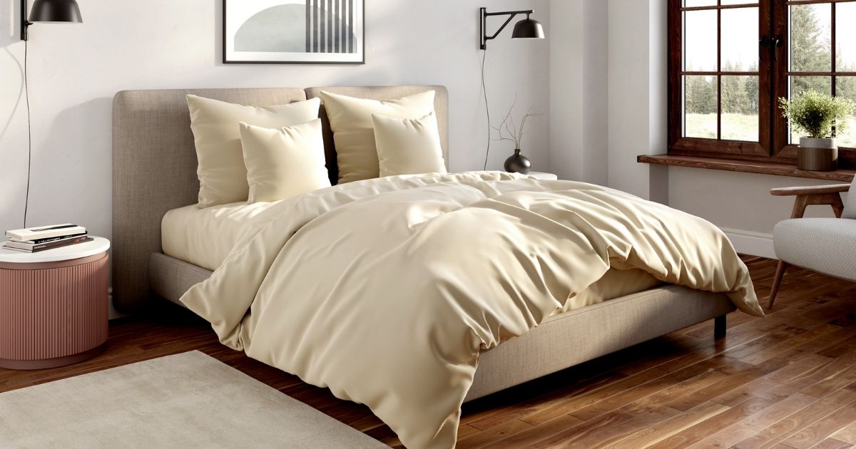 bed-with-mattress-protector