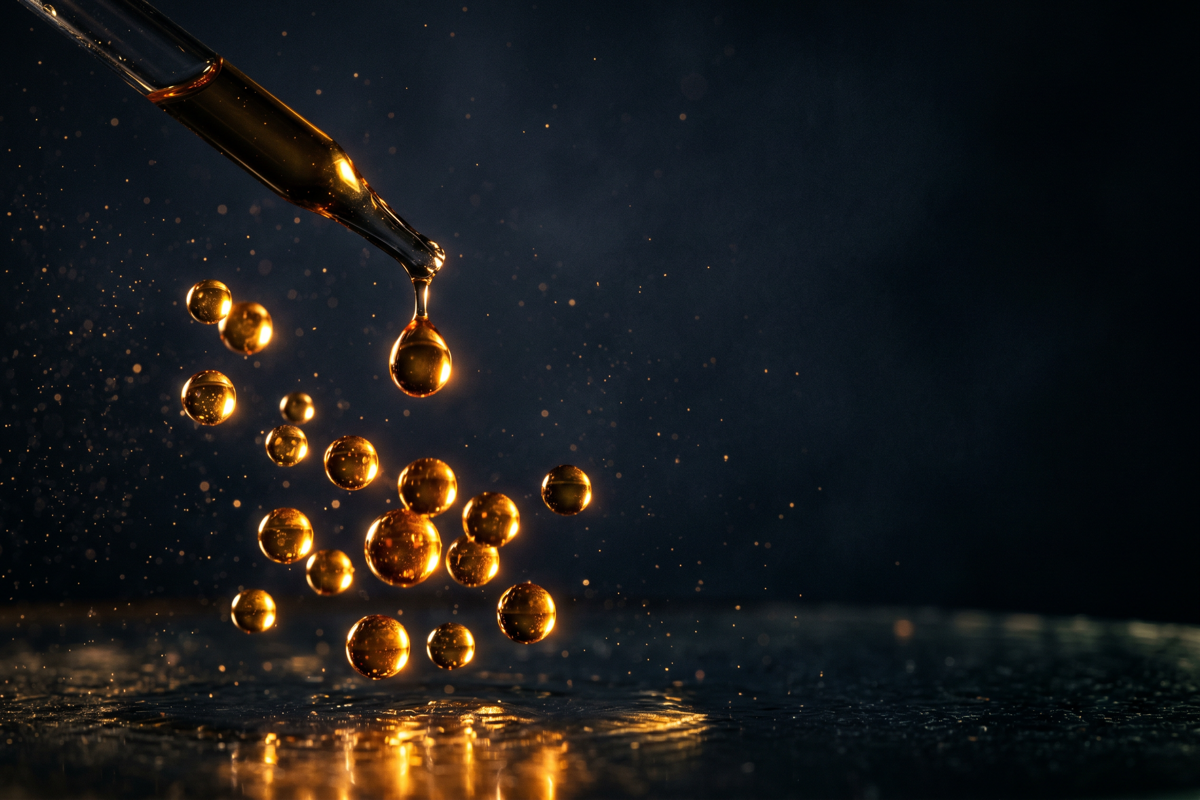 Vitamin A (retinol) – golden drops of the active ingredient for skin renewal