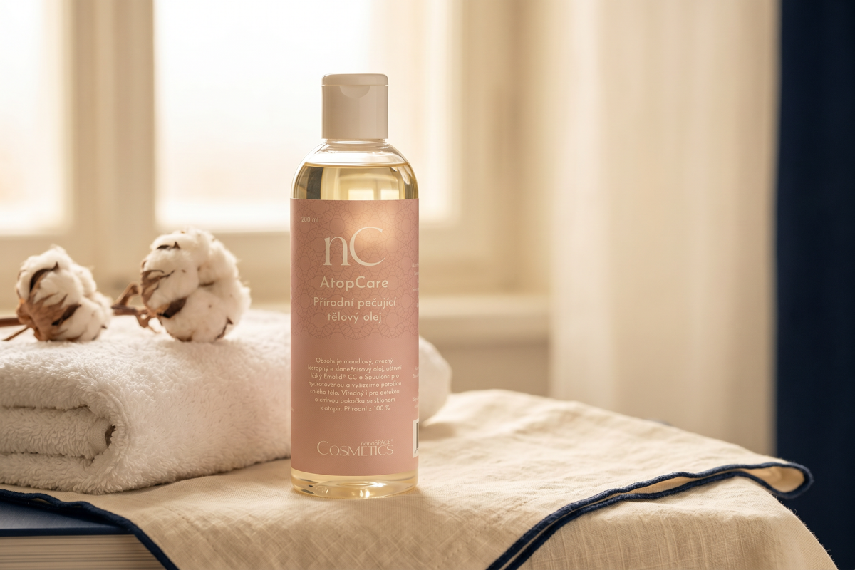 Daily winter care for dry skin – nourishing body oil against dryness