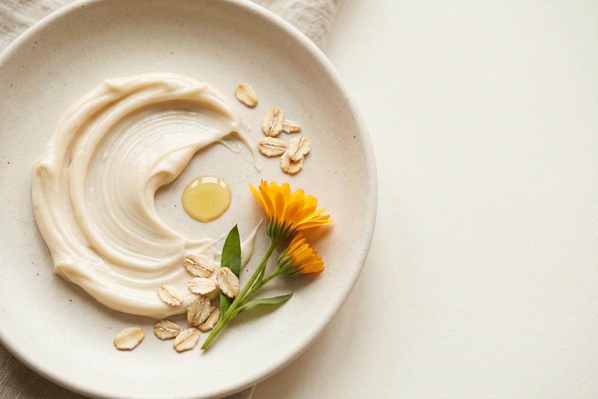 Active skincare ingredients for eczema-prone skin – cream texture