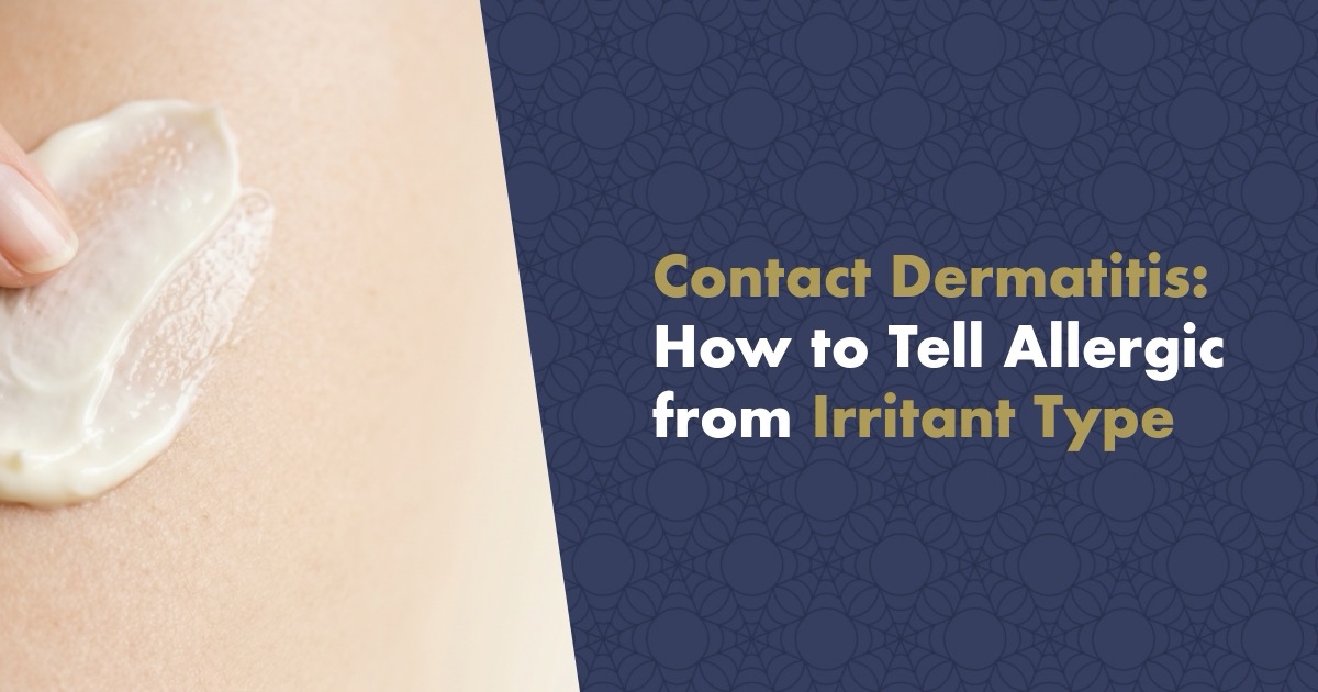 Contact Dermatitis: How to Tell Allergic from Irritant Type and What Actually Works