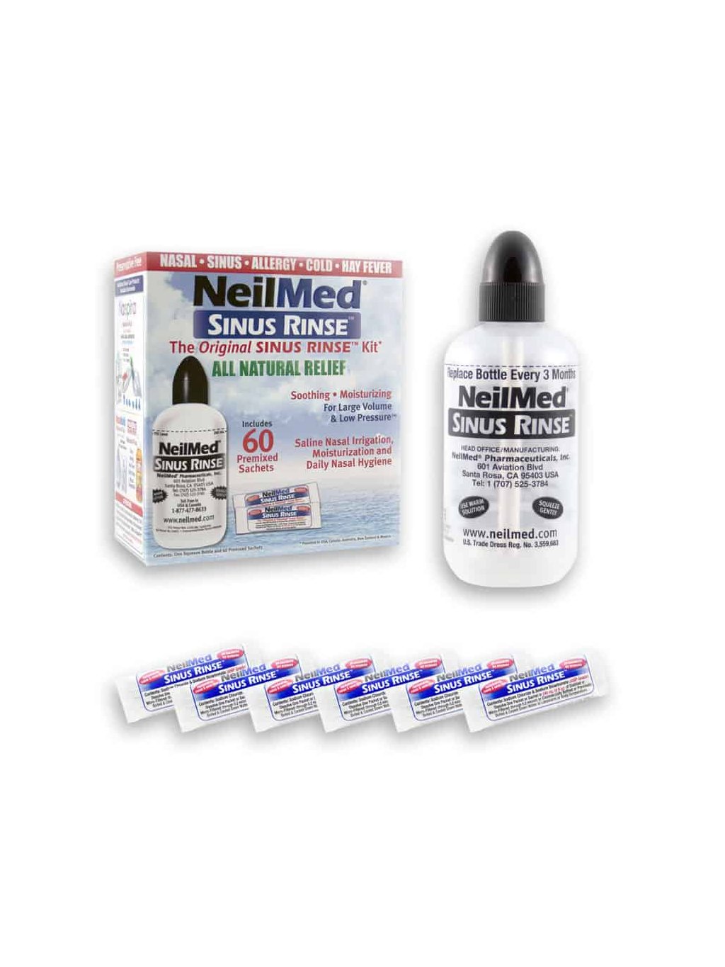 NeilMed Sinus Rinse Refill 120 Sachets, Allergies & Sinus