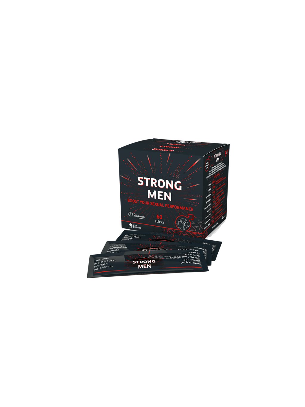 Strong Men – for Male Performance and Health  Supports healthy libido, strength, and endurance.