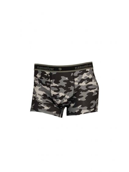 Thermal Boxer Briefs nanosilver CAMOUFLAGE - Grey