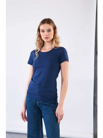 Women's Basic T-shirt Blue– nanoSPACE by LADA